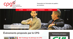 Desktop Screenshot of cpg.ch